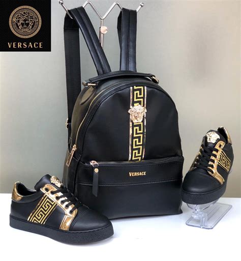 versace backpack gift set|versace gift set with backpack.